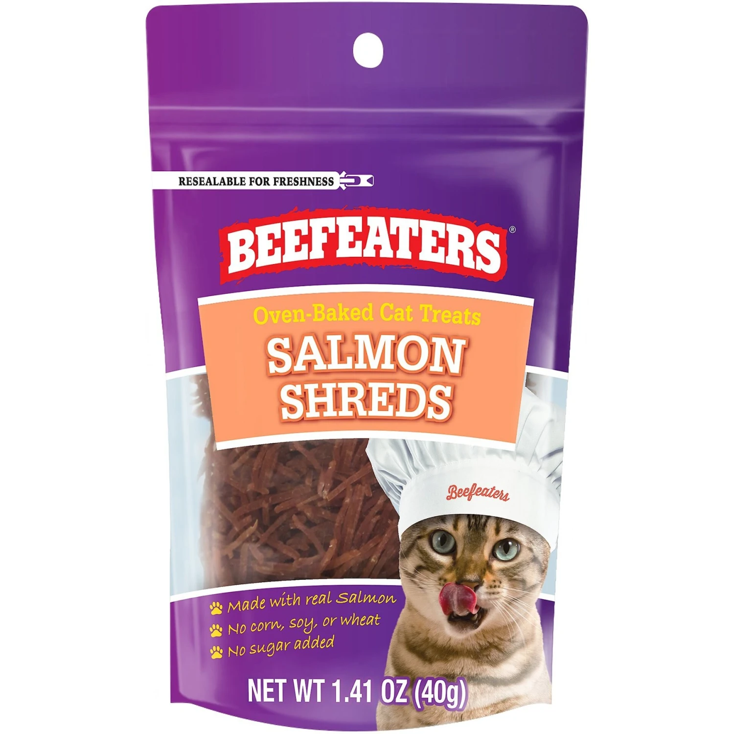 Beefeaters Salmon Shreds Dehydrated Cat Treat, 1.41-oz, Case Of 12 3 Beefeaters Salmon Shreds Dehydrated Cat Treat, 1.41-oz, Case Of 12