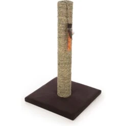 SmartyKat Simply Scratch Seagrass Cat Scratch Post With Feather Cat Toy -Trixie || Catit || Nature's Miracle Shop 336395 PT1. AC SS1800 V1634310113