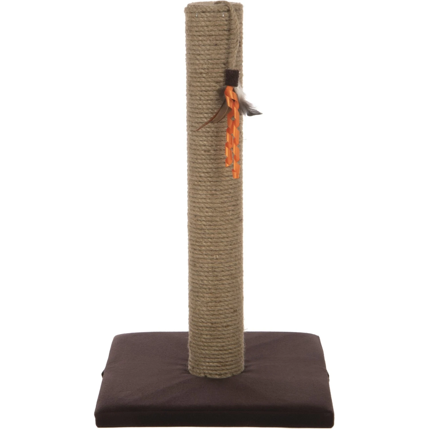 SmartyKat Simply Scratch Jute Cat Scratch Post With Feather Cat Toy 3 SmartyKat Simply Scratch Jute Cat Scratch Post With Feather Cat Toy