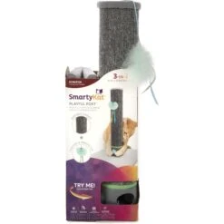 SmartyKat Playful Post Carpet Cat Scratching Post With Track Toy Base 15 SmartyKat Playful Post Carpet Cat Scratching Post With Track Toy Base -Trixie || Catit || Nature's Miracle Shop 336399 PT6. AC SS1800 V1634309630