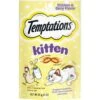Temptations Chicken & Dairy Flavor Crunchy & Soft Kitten Treats