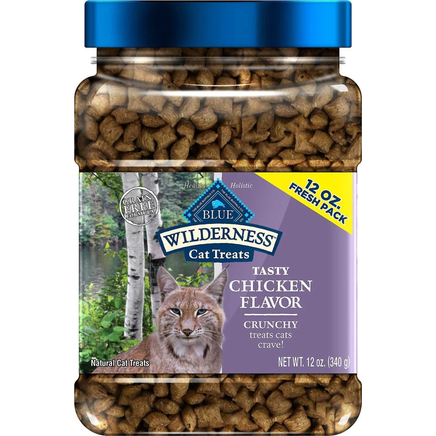 Blue Buffalo Wilderness High Protein Natural Grain-Free Chicken Mature Dry Cat Food & Blue Buffalo Wilderness Chicken Formula Crunchy Grain-Free Cat Treats 8 Blue Buffalo Wilderness High Protein Natural Grain-Free Chicken Mature Dry Cat Food & Blue Buffalo Wilderness Chicken Formula Crunchy Grain-Free Cat Treats - Image 6