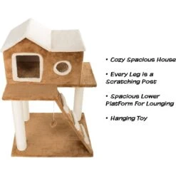 Pet Adobe 3-Tier 34.5-in Sisal Cat Tree 11 Pet Adobe 3-Tier 34.5-in Sisal Cat Tree -Trixie || Catit || Nature's Miracle Shop 345022 PT2. AC SS1800 V1637279801