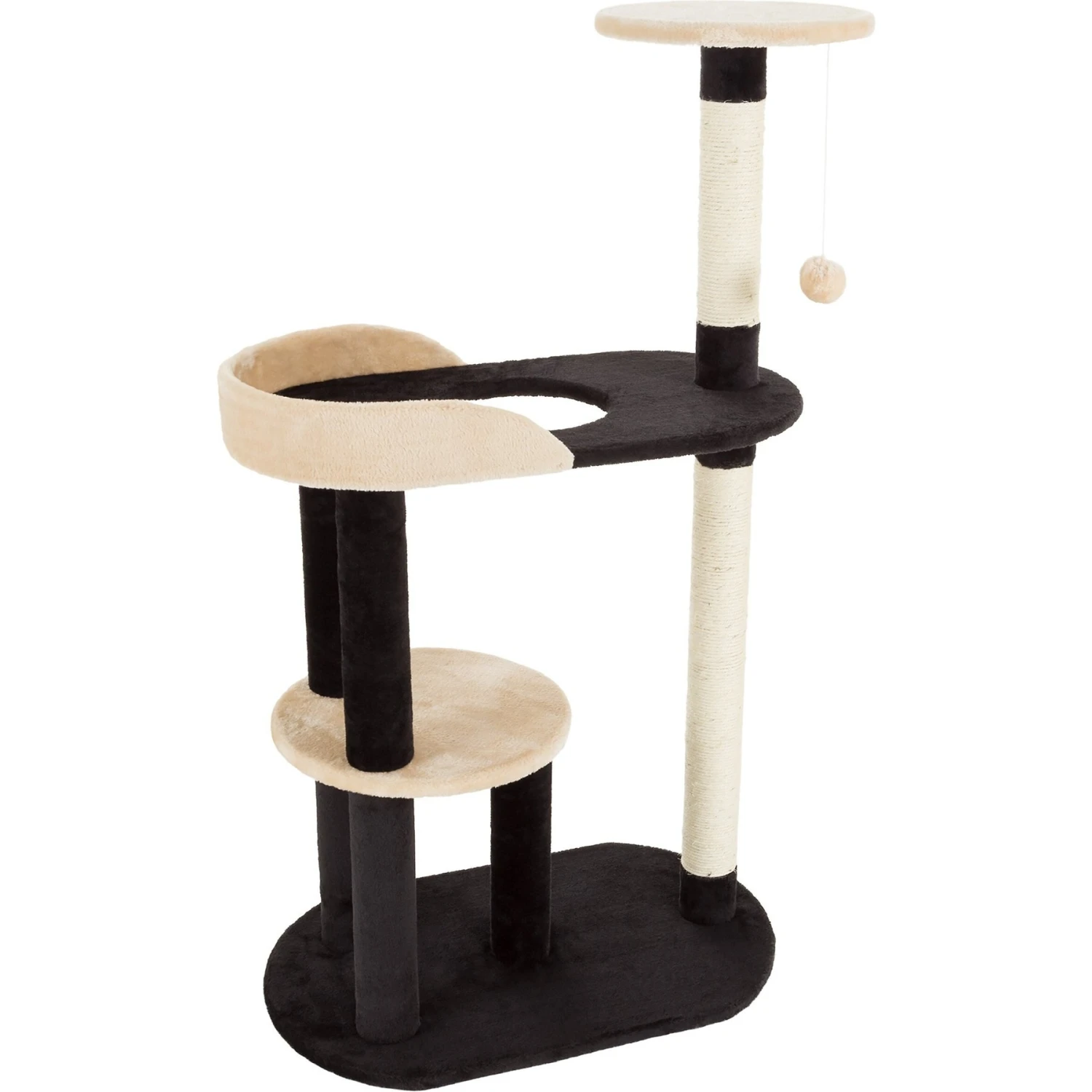 Pet Adobe 4-Tier Sisal 42-in Cat Tree 9 Pet Adobe 4-Tier Sisal 42-in Cat Tree - Image 7