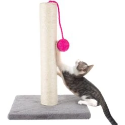 Pet Adobe 17-in Sisal Cat Scratching Post With Toy -Trixie || Catit || Nature's Miracle Shop 345033 PT3. AC SS1800 V1637279259