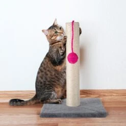 Pet Adobe 17-in Sisal Cat Scratching Post With Toy -Trixie || Catit || Nature's Miracle Shop 345033 PT4. AC SS1800 V1637288193