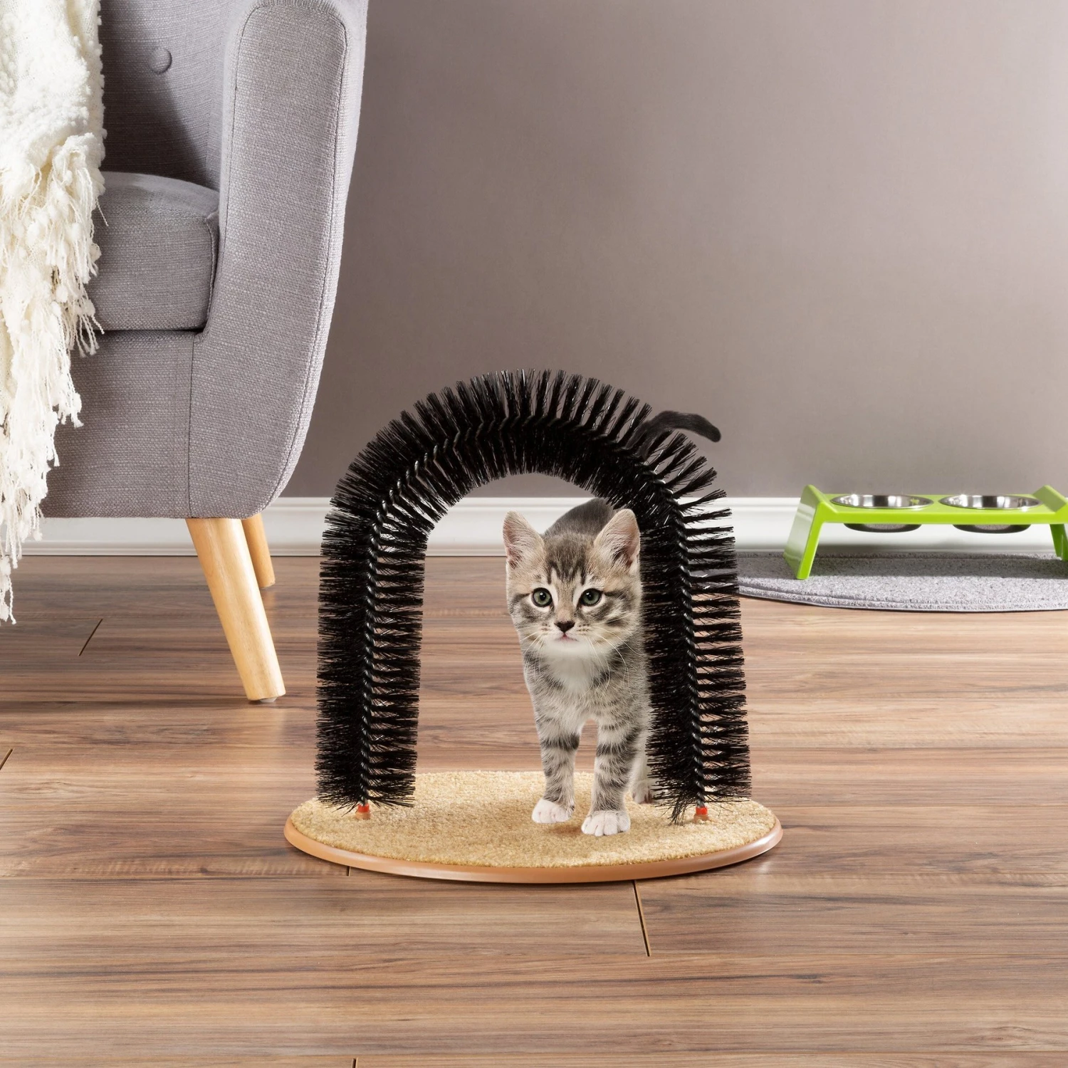 Pet Adobe Self-Grooming Cat Arch 3 Pet Adobe Self-Grooming Cat Arch