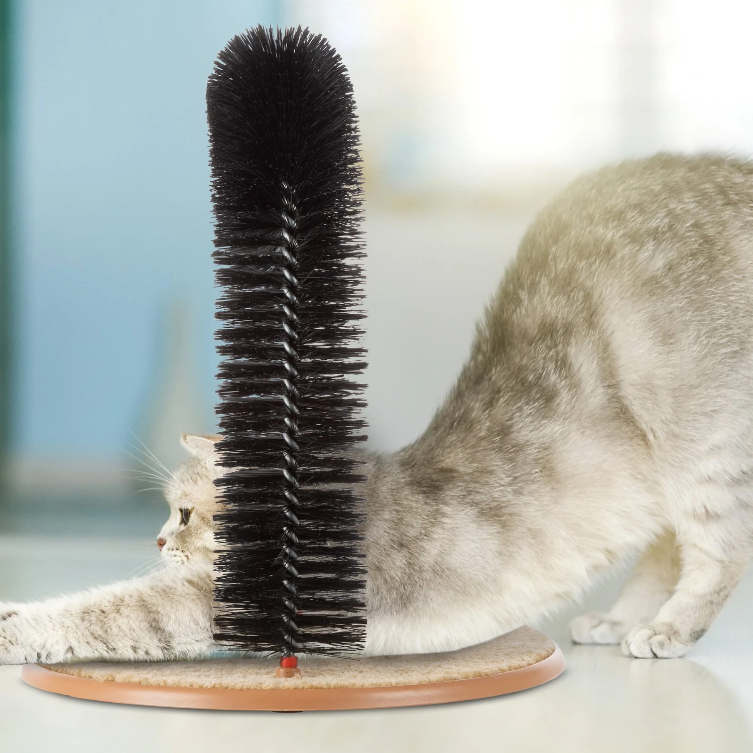 Pet Adobe Self-Grooming Cat Arch 7 Pet Adobe Self-Grooming Cat Arch - Image 5