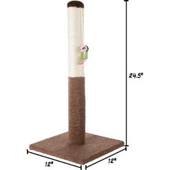 Pet Adobe 24.5-in Sisal Cat Scratching Post With Toy -Trixie || Catit || Nature's Miracle Shop 345065 PT1. AC SS1800 V1637283448