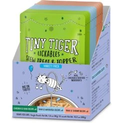 Tiny Tiger Lickables Stew Variety Pack Cat Treat & Topper
