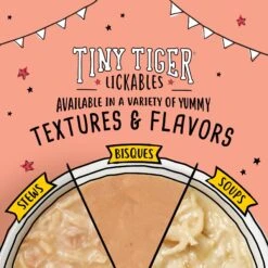 Tiny Tiger Lickables Stew Tuna & Shrimp Recipe Cat Treat & Topper -Trixie || Catit || Nature's Miracle Shop 345145 PT7. AC SS1800 V1697054635