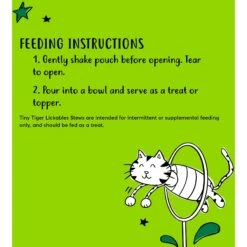 Tiny Tiger Lickables Stew Senior Formula Chicken & Tuna Recipe Cat Treat & Topper -Trixie || Catit || Nature's Miracle Shop 345147 PT4. AC SS1800 V1697054691