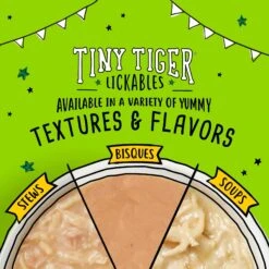 Tiny Tiger Lickables Stew Senior Formula Chicken & Tuna Recipe Cat Treat & Topper -Trixie || Catit || Nature's Miracle Shop 345147 PT7. AC SS1800 V1697054635