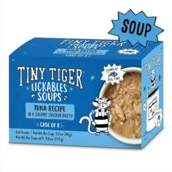 Tiny Tiger Lickables Soup Tuna Recipe In A Creamy Chicken Broth Cat Treat & Topper -Trixie || Catit || Nature's Miracle Shop 345177 PT1. AC SS1800 V1696613954