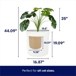 Frisco Hidden Planter Cat Litter Box, 16-in -Trixie || Catit || Nature's Miracle Shop 345566 PT2. AC SS1800 V1686861496