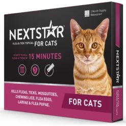 NextStar Fast Acting Cat Flea & Tick Treatment