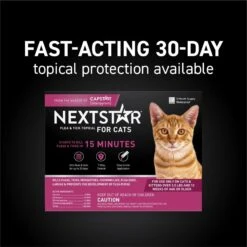 NextStar Fast Acting Cat Flea & Tick Treatment -Trixie || Catit || Nature's Miracle Shop 346077 PT2. AC SS1800 V1645206097