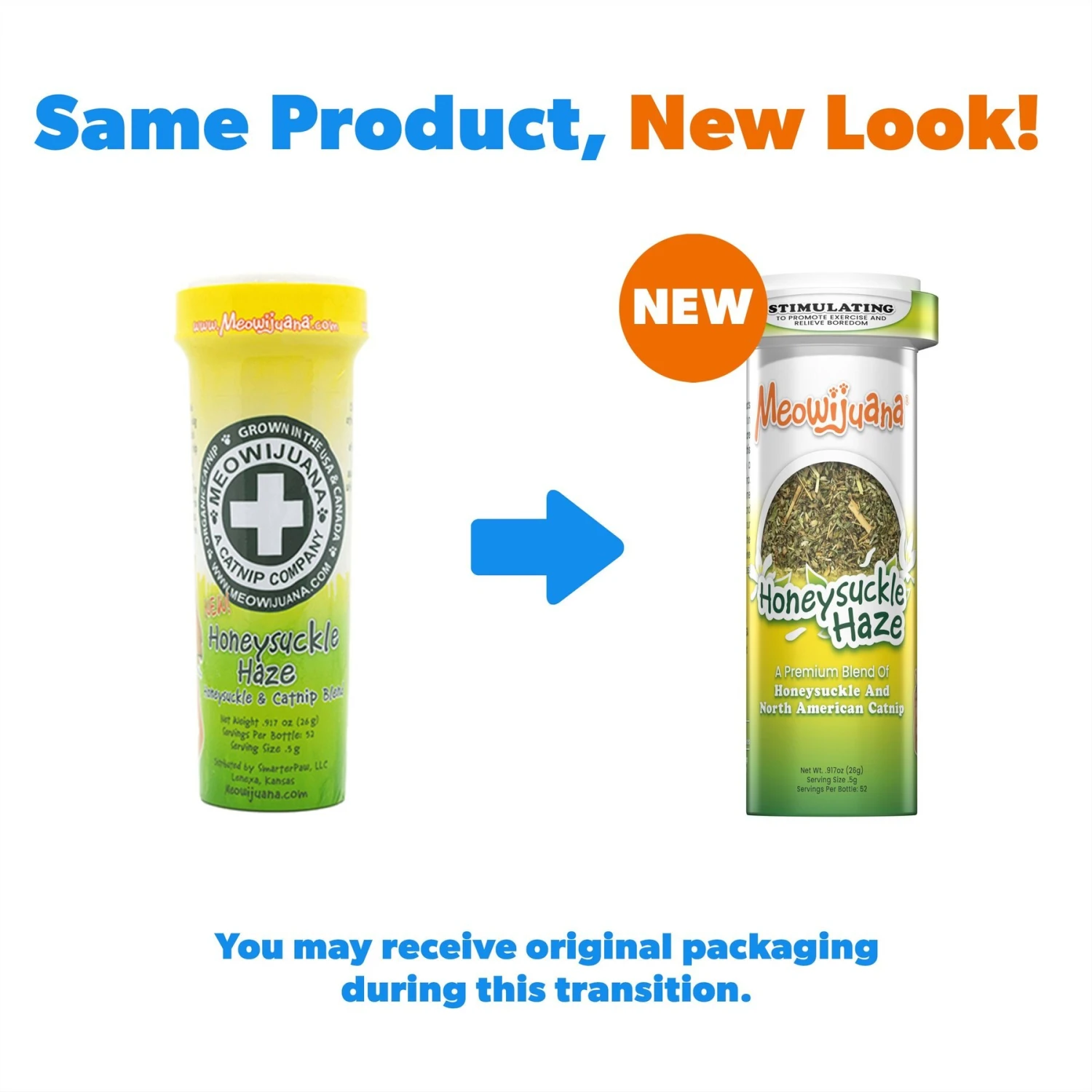 Meowijuana Honeysuckle Haze Blend Catnip, 0.92-oz Bottle 4 Meowijuana Honeysuckle Haze Blend Catnip, 0.92-oz Bottle - Image 2