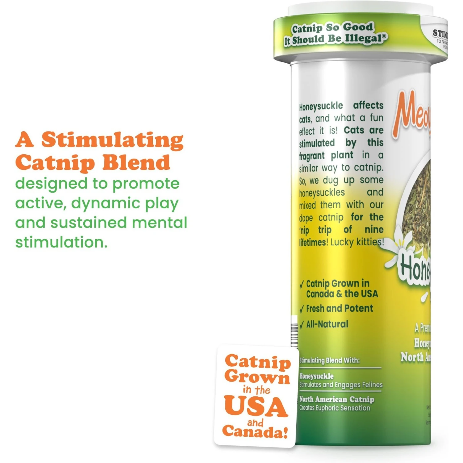 Meowijuana Honeysuckle Haze Blend Catnip, 0.92-oz Bottle 7 Meowijuana Honeysuckle Haze Blend Catnip, 0.92-oz Bottle - Image 5