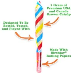 Meowijuana Birthjays Party Sized Catnip Joints, 1 Count -Trixie || Catit || Nature's Miracle Shop 346164 PT2. AC SS1800 V1637002055