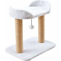 Two By Two The Linden Twin Sisal Cat Tree, Small, Ivory -Trixie || Catit || Nature's Miracle Shop 346899 PT2. AC SS1800 V1638316366