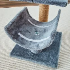Two By Two The Hazel Sisal Cat Tree, Small, Grey -Trixie || Catit || Nature's Miracle Shop 346903 PT7. AC SS1800 V1638312149