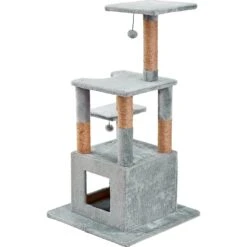 Two By Two The McIntosh Cat Tree, Medium, Grey -Trixie || Catit || Nature's Miracle Shop 346913 PT5. AC SS1800 V1638315727