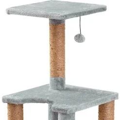 Two By Two The McIntosh Cat Tree, Medium, Grey -Trixie || Catit || Nature's Miracle Shop 346913 PT6. AC SS1800 V1638310935