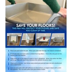 Shirley K's Senior Cat Litter Box, X-Large -Trixie || Catit || Nature's Miracle Shop 347408 PT5. AC SS1800 V1679682947