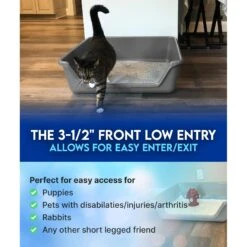 Shirley K's Senior Cat Litter Box, X-Large -Trixie || Catit || Nature's Miracle Shop 347408 PT7. AC SS1800 V1679682948