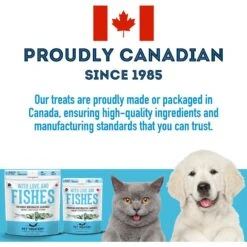 The Granville Island Pet Treatery 'With Love & Fishes Dehydrated Sardine Dog & Cat Treats 17 The Granville Island Pet Treatery 'With Love & Fishes Dehydrated Sardine Dog & Cat Treats -Trixie || Catit || Nature's Miracle Shop 347605 PT8. AC SS1800 V1700860466