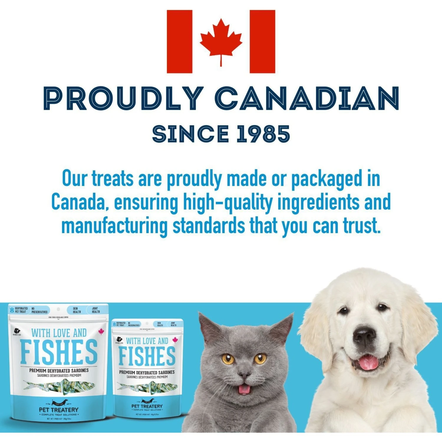 The Granville Island Pet Treatery 'With Love & Fishes Dehydrated Sardine Dog & Cat Treats 10 The Granville Island Pet Treatery 'With Love & Fishes Dehydrated Sardine Dog & Cat Treats - Image 8