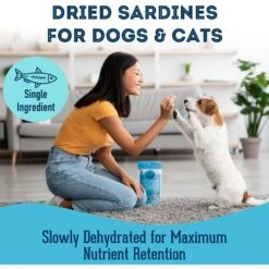 The Granville Island Pet Treatery 'All Of A Sardine I Was Hungry Dehydrated Sardine Dog & Cat Treats, 1.76-oz Bag -Trixie || Catit || Nature's Miracle Shop 347608 PT3. AC SS1800 V1700860402