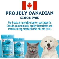 The Granville Island Pet Treatery 'All Of A Sardine I Was Hungry Dehydrated Sardine Dog & Cat Treats, 1.76-oz Bag -Trixie || Catit || Nature's Miracle Shop 347608 PT8. AC SS1800 V1700860515