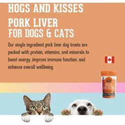 The Granville Island Pet Treatery Hogs & Kisses Dehydrated Pork Liver Dog & Cat Treats, 3.17-oz Bag 12 The Granville Island Pet Treatery Hogs & Kisses Dehydrated Pork Liver Dog & Cat Treats, 3.17-oz Bag -Trixie || Catit || Nature's Miracle Shop 347617 PT3. AC SS1800 V1698846781
