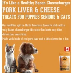 The Granville Island Pet Treatery It's Like A Healthy Bacon Cheeseburger Pork & Cheese Soft Chew Dog & Cat Treats, 6.17-oz Bag -Trixie || Catit || Nature's Miracle Shop 347625 PT3. AC SS1800 V1698846775