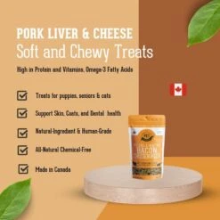 The Granville Island Pet Treatery It's Like A Healthy Bacon Cheeseburger Pork & Cheese Soft Chew Dog & Cat Treats, 6.17-oz Bag -Trixie || Catit || Nature's Miracle Shop 347625 PT5. AC SS1800 V1698846781