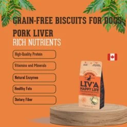 The Granville Island Pet Treatery Liv’A Happy Life Pets Agree Grain-Free Liver Flavored Dog Treats, 16-oz Bag -Trixie || Catit || Nature's Miracle Shop 347627 PT4. AC SS1800 V1698846782