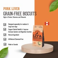 The Granville Island Pet Treatery Liv’A Happy Life Pets Agree Grain-Free Liver Flavored Dog Treats, 16-oz Bag -Trixie || Catit || Nature's Miracle Shop 347627 PT5. AC SS1800 V1698846775