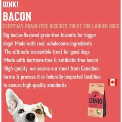 The Granville Island Pet Treatery OINK! Pets Agree Grain-Free Bacon Flavored Dog Treats, 16-oz Bag 12 The Granville Island Pet Treatery OINK! Pets Agree Grain-Free Bacon Flavored Dog Treats, 16-oz Bag -Trixie || Catit || Nature's Miracle Shop 347629 PT3. AC SS1800 V1698766699