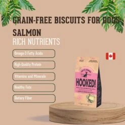 The Granville Island Pet Treatery Hooked! Pets Agree Grain-Free Salmon Flavored Dog Treats, 16-oz Bag -Trixie || Catit || Nature's Miracle Shop 347631 PT4. AC SS1800 V1698766750