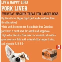 The Granville Island Pet Treatery Liv’A Happy Life Pets Agree Liver Flavored Dog Treats, 32-oz Bag, Large -Trixie || Catit || Nature's Miracle Shop 347636 PT3. AC SS1800 V1698768792