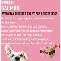 The Granville Island Pet Treatery Hooked! Pets Agree Salmon Flavored Dog Treats, 32-oz Bag, Small -Trixie || Catit || Nature's Miracle Shop 347641 PT3. AC SS1800 V1699027924