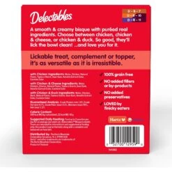 Hartz Delectables Non-Seafood Bisque Variety Pack Lickable Cat Treats, 1.4-oz Pouch, 12 Count -Trixie || Catit || Nature's Miracle Shop 347787 PT2. AC SS1800 V1665666860