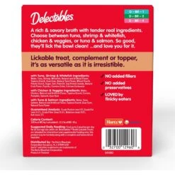 Hartz Delectables Savory Broth Variety Pack Lickable Cat Treats, 1.4-oz Pouch, 12 Count 12 Hartz Delectables Savory Broth Variety Pack Lickable Cat Treats, 1.4-oz Pouch, 12 Count -Trixie || Catit || Nature's Miracle Shop 347789 PT2. AC SS1800 V1665004616
