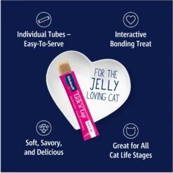 Vitakraft Lick 'n' Lap Jelly Salmon Low Calorie Interactive Wet Cat Treat, 2.1-oz Pouch, Pack Of 4 -Trixie || Catit || Nature's Miracle Shop 347884 PT8. AC SS1800 V1666650712