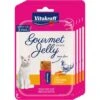 Vitakraft Gourmet Jelly Chicken & Carrot Recipe Tasty Gelatin Squeezable Cat Treats, 0.34-oz-oz Tube, Case Of 20