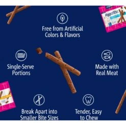 Vitakraft PurrSticks Meaty Chicken Recipe Segmented & Breakable Deliciously Tender Cat Treats, 1.26-oz, Pack Of 6 -Trixie || Catit || Nature's Miracle Shop 347892 PT7. AC SS1800 V1666651077