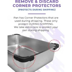 IPrimio Stainless Steel Cat Litter Box, X-Large -Trixie || Catit || Nature's Miracle Shop 352817 PT3. AC SS1800 V1642529489