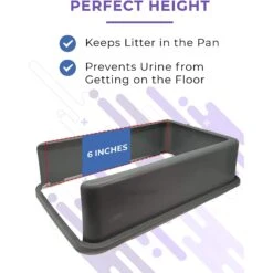 IPrimio Stainless Steel Cat Litter Box, X-Large -Trixie || Catit || Nature's Miracle Shop 352817 PT5. AC SS1800 V1642529497